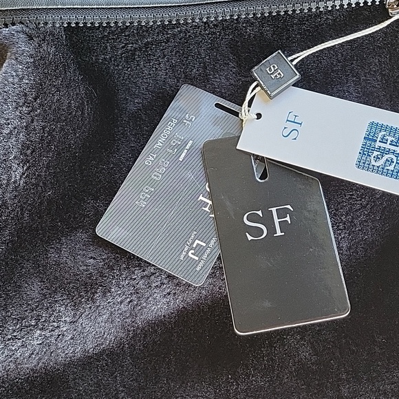 Black faux leather SF jacket - Picture 4 of 4